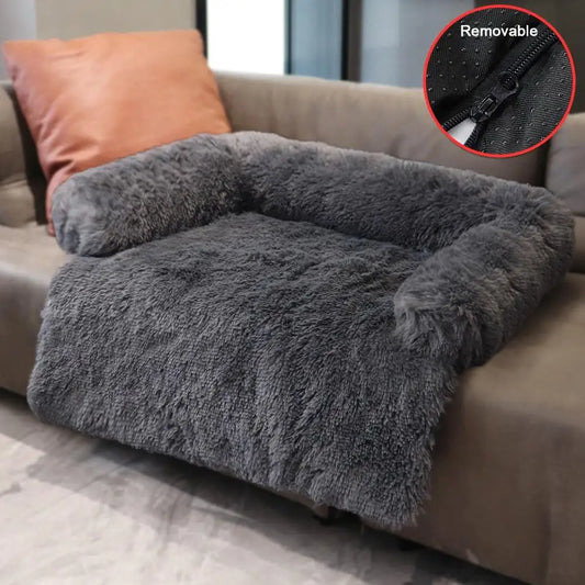 Cozy Cocoon - Luxe Fluffy Huisdierenbed ™